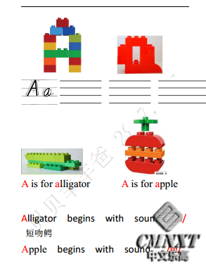 【乐高和自然拼读aa级】 第一课,字母A(附教案