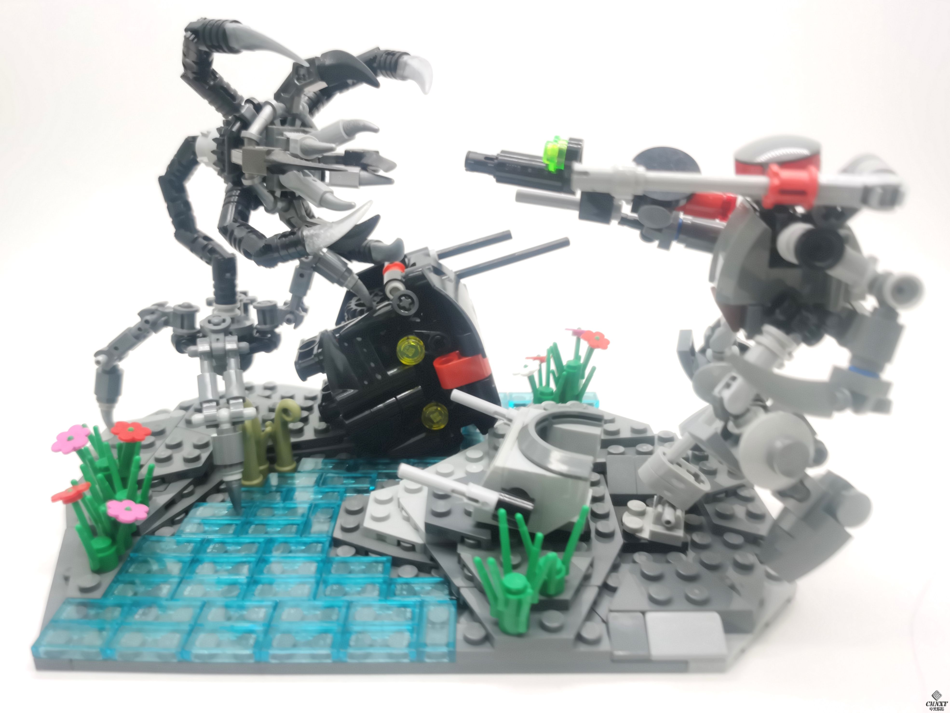 LEGO MOC 食人花的攻击 Attack of the corpse flower 01 small.jpg